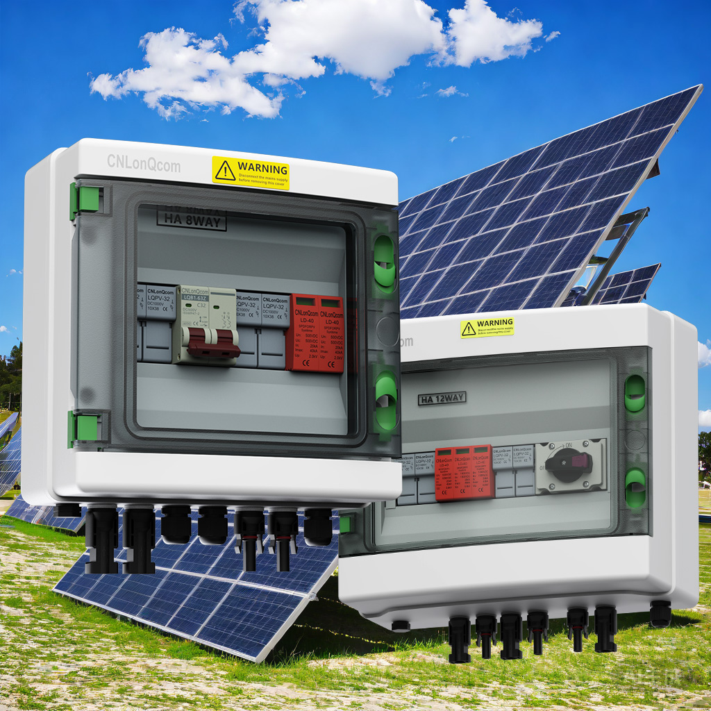 Energia solară luminează Viața verde, cutiile de combinator fotovoltaice ajută la generarea eficientă a energiei electrice