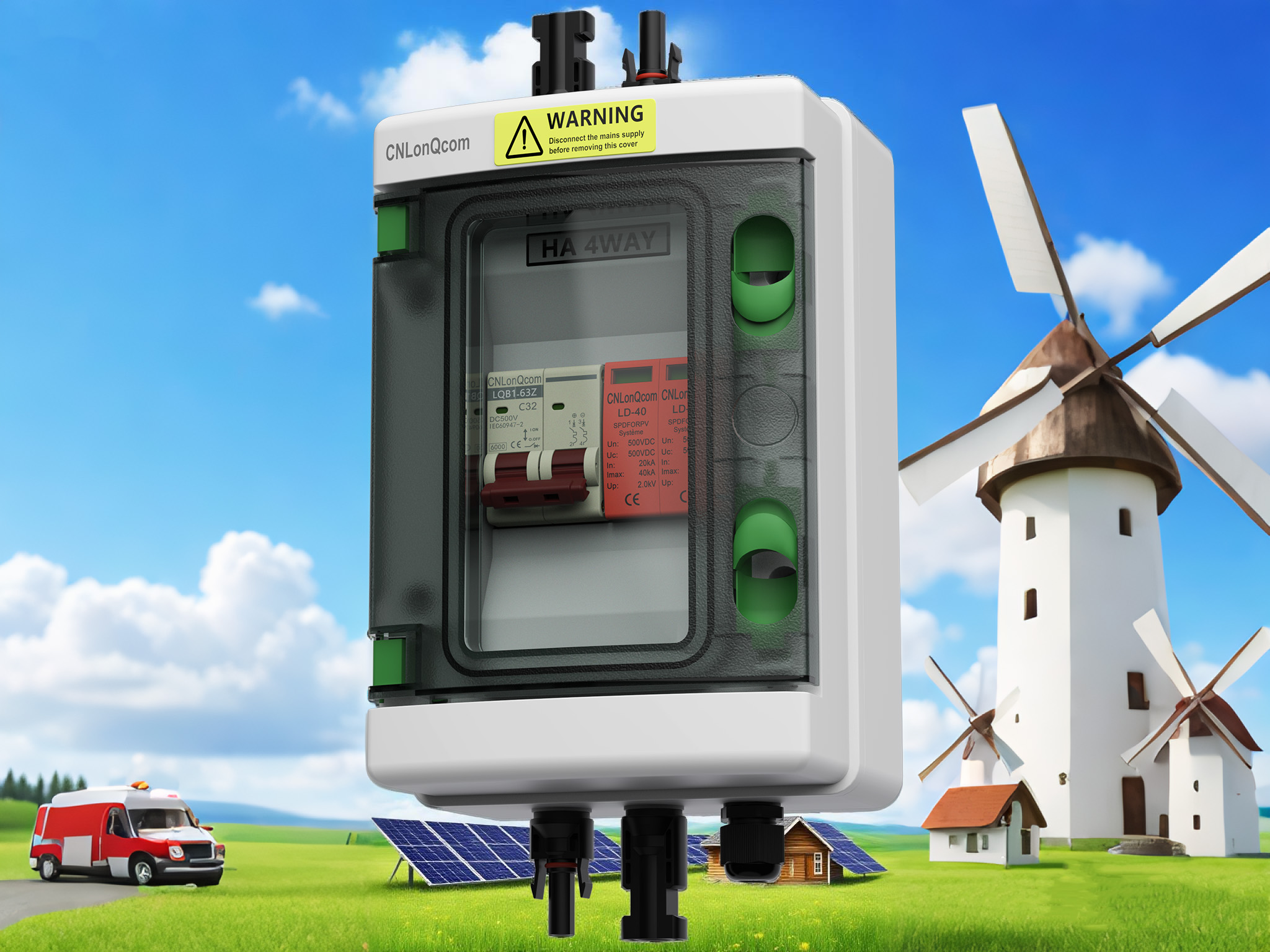 Circuitul de întrerupere și protectoare pentru supratensiuni: Gardienii de siguranță ale sistemelor fotovoltaice