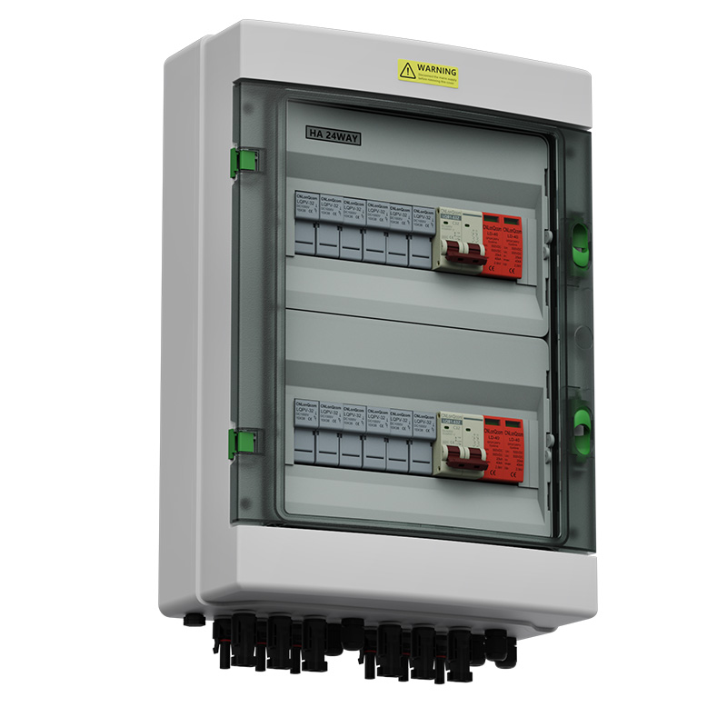 PV Combiner Box 6 în 2 Out DC500V